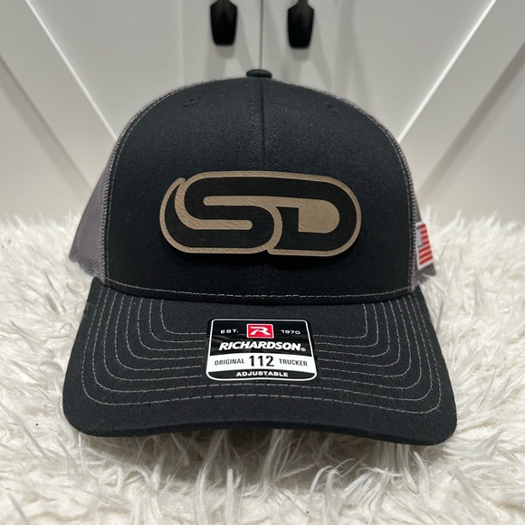 Laser engraved SDFC Richardson 112 trucker hat. - Picture 2 of 2
